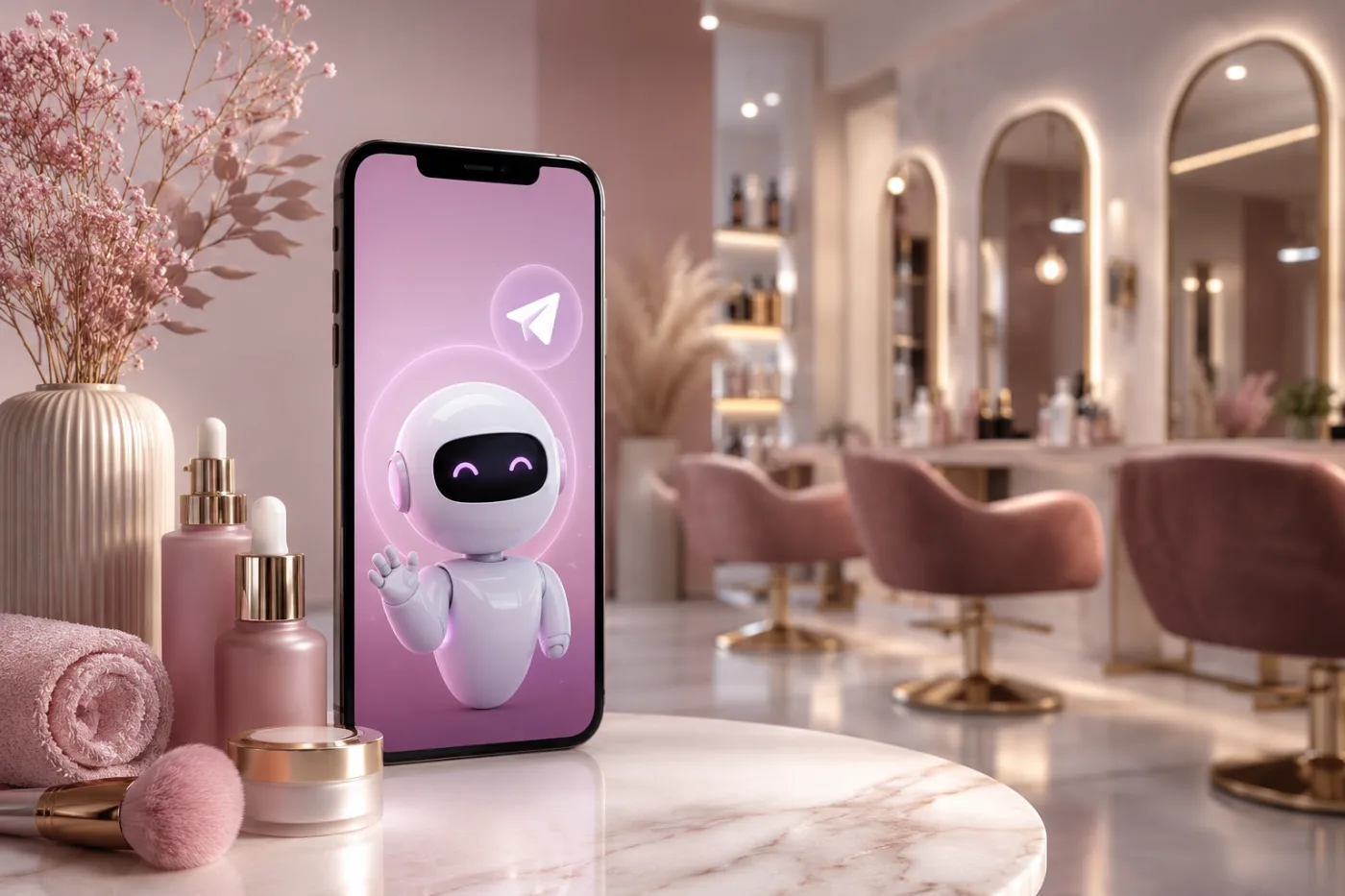 The Telegram bot for a beauty salon is a tool for